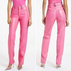 Good American Womens 4 Love Potion Better Than Leather Good Icon Pants NWOT